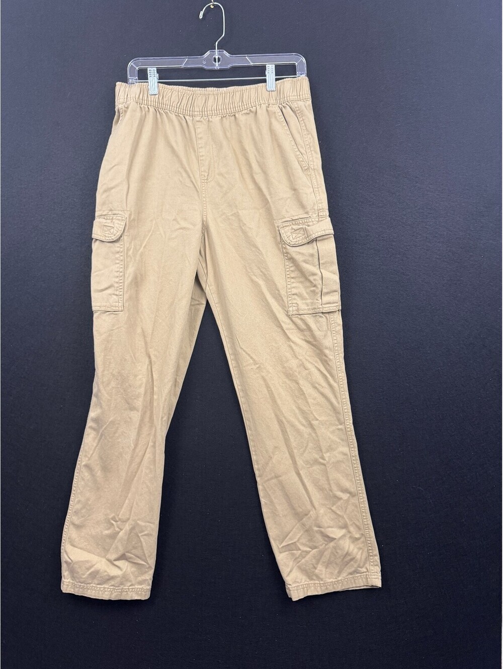 PLACE Boys' Khaki Cargo Pants Size 16 Husky